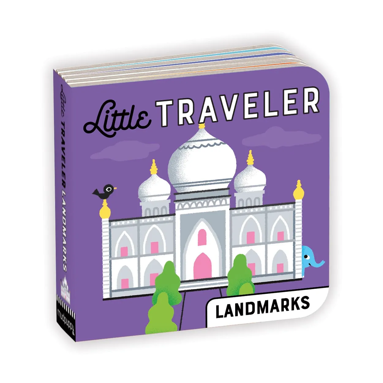 Mudpuppy Little Traveler set 4 cărți cartonate lumi
