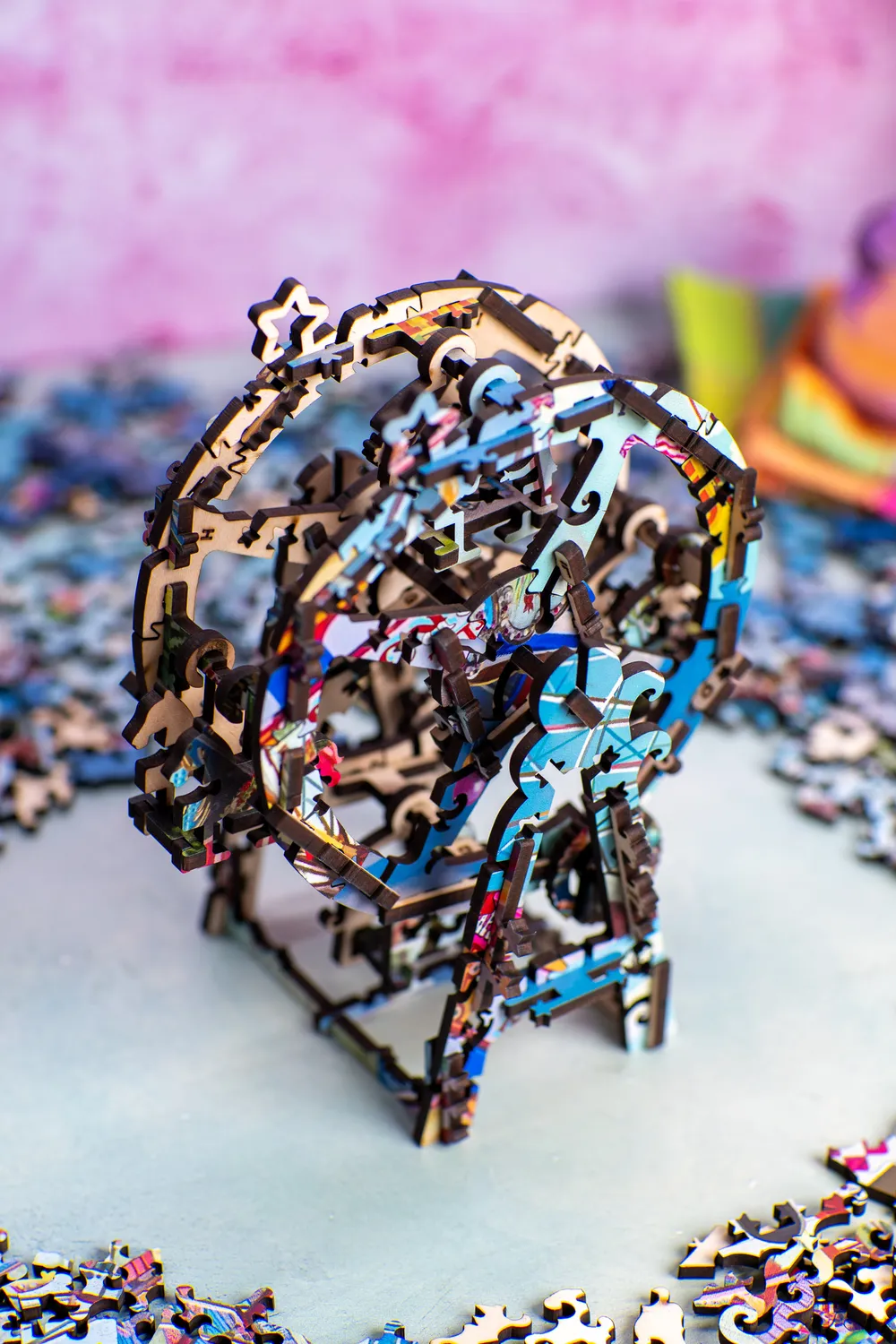 Mosaic Puzzles The Grand Carnival puzzle 3D lemn 1000 piese