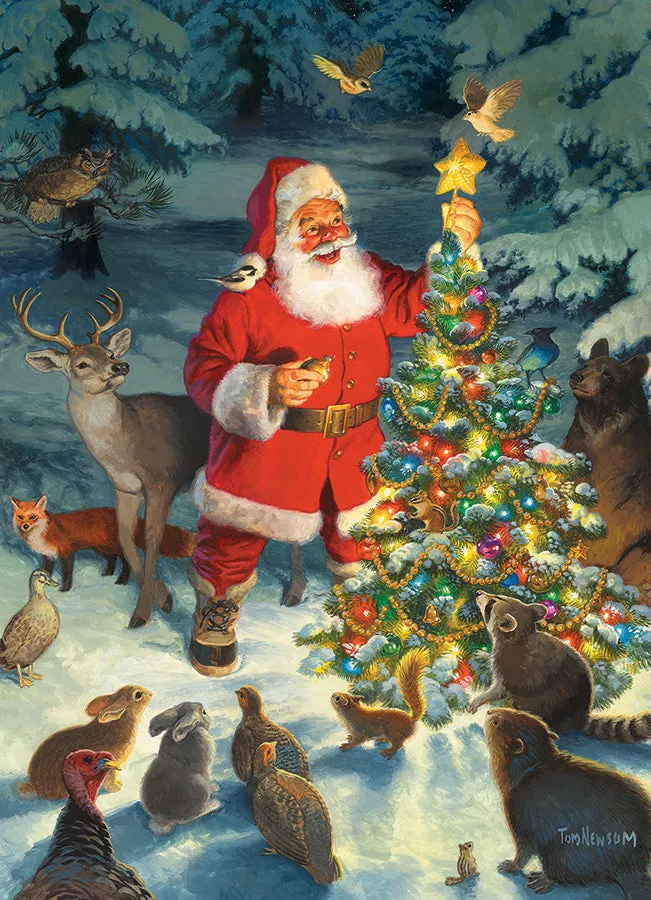 Cobble Hill Santa's Tree puzzle 1000 piese Crăciun