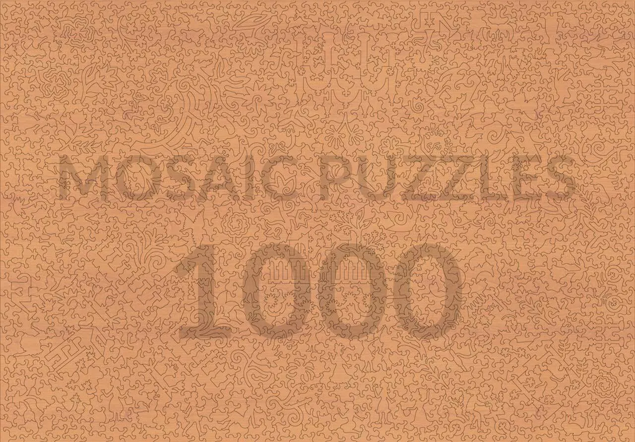 Mosaic Puzzles Tulips and Peonies puzzle lemn 500 piese floral