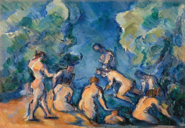 Mosaic Puzzles Bathers by Cezanne puzzle lemn 500 piese nuduri