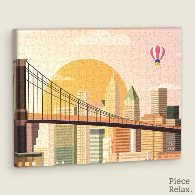 PieceRelax Sunset Brooklyn HN1304 puzzle canvas apus