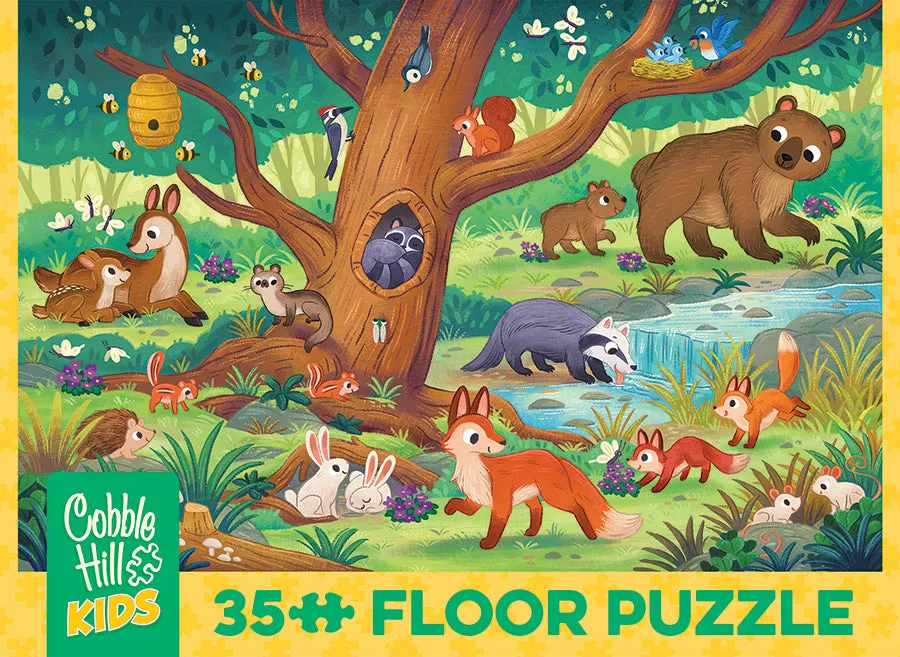 Cobble Hill Bear and Friends puzzle podea 35 piese animale