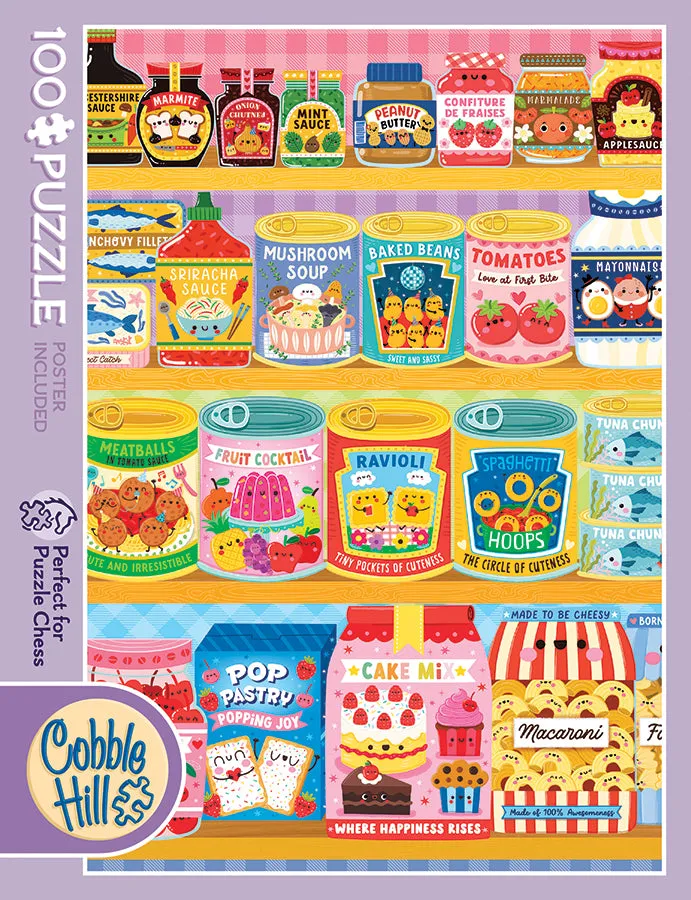 Cobble Hill Puzzle Chess The Pantry puzzle 100 piese alimente