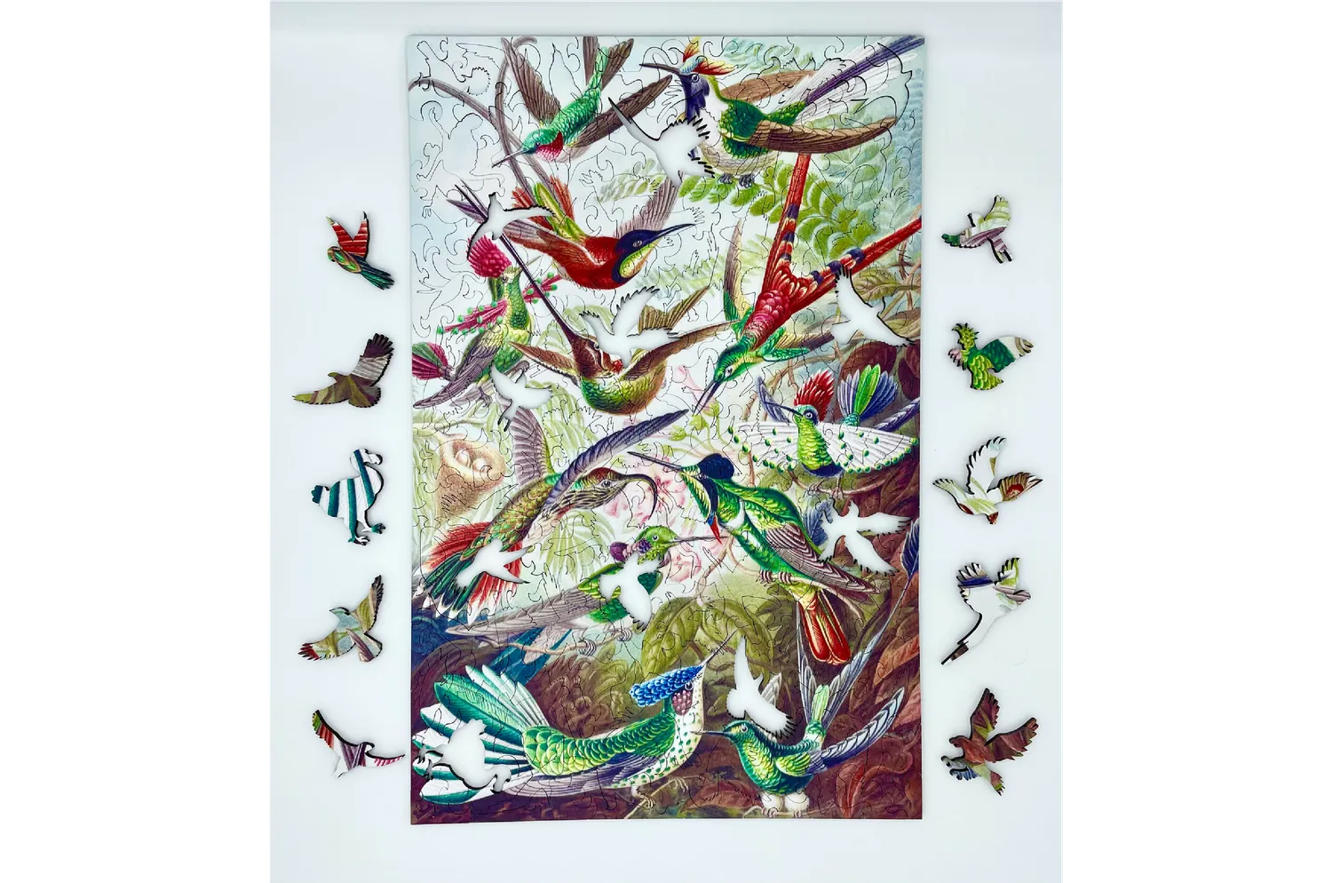 Mosaic Puzzles Birds in Flight puzzle lemn 100 piese pasari