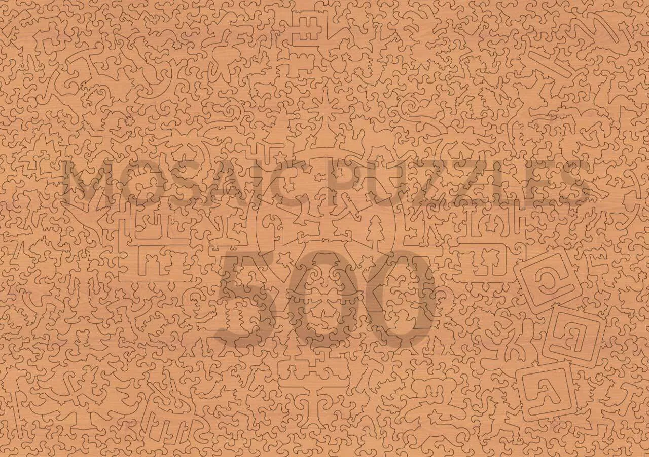 Mosaic Puzzles The Gift-Making Frenzy puzzle 250 piese craciun