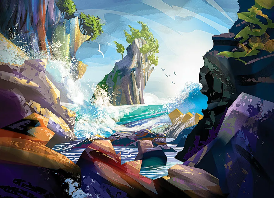 Cobble Hill Coastal Waves puzzle 1000 piese ocean