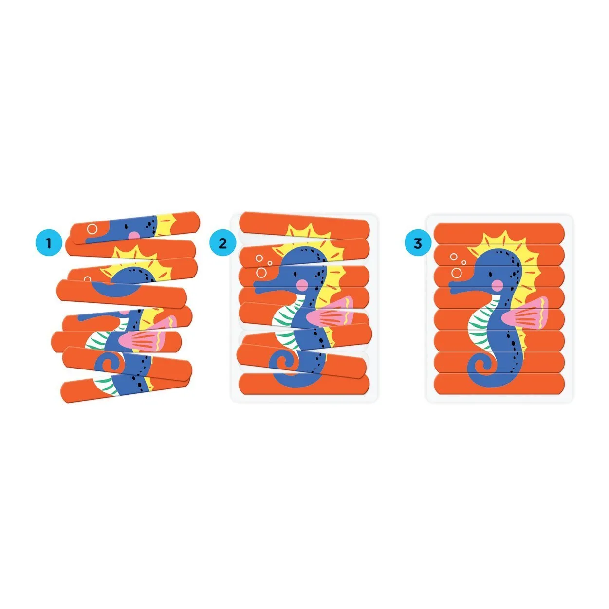 Mudpuppy Under the Sea Puzzle Sticks puzzle 24 bețe