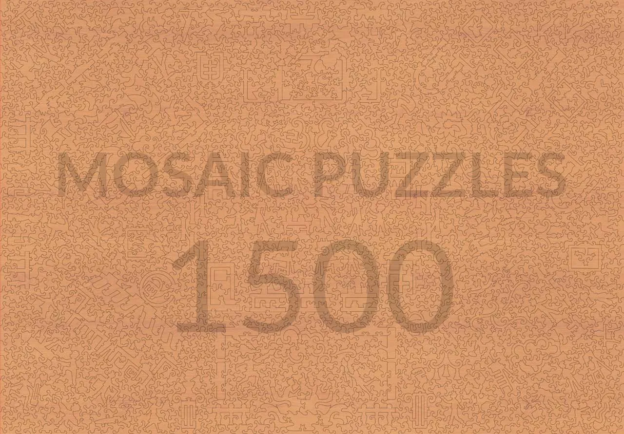 Mosaic Puzzles Portrait of Adele Bloch puzzle lemn 1000 piese arta