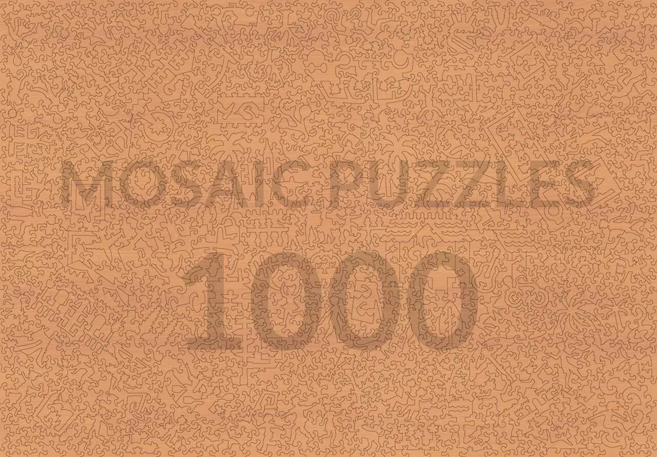 Mosaic Puzzles Family Vacation puzzle lemn 500 piese natura