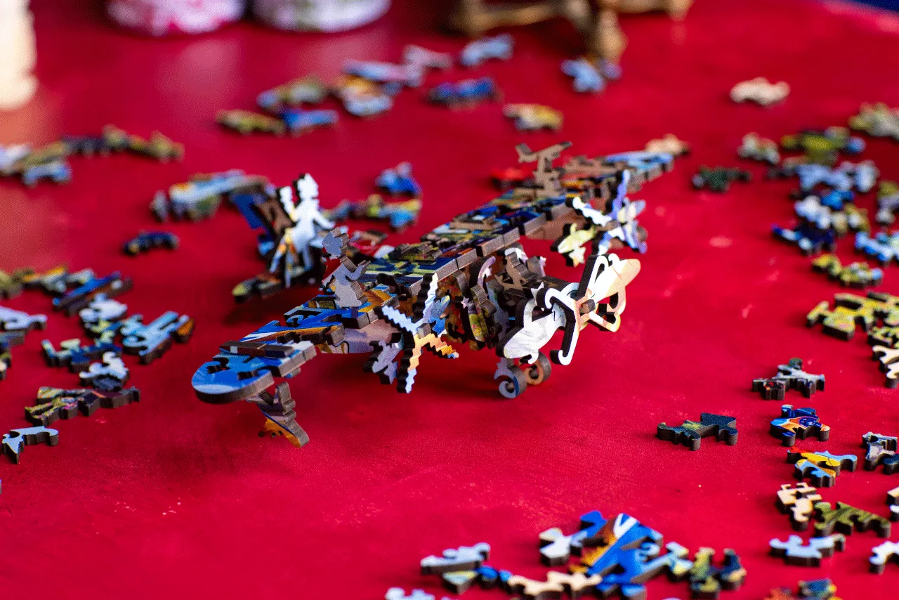 Mosaic Puzzles Air Show puzzle 3D lemn 500 piese avion