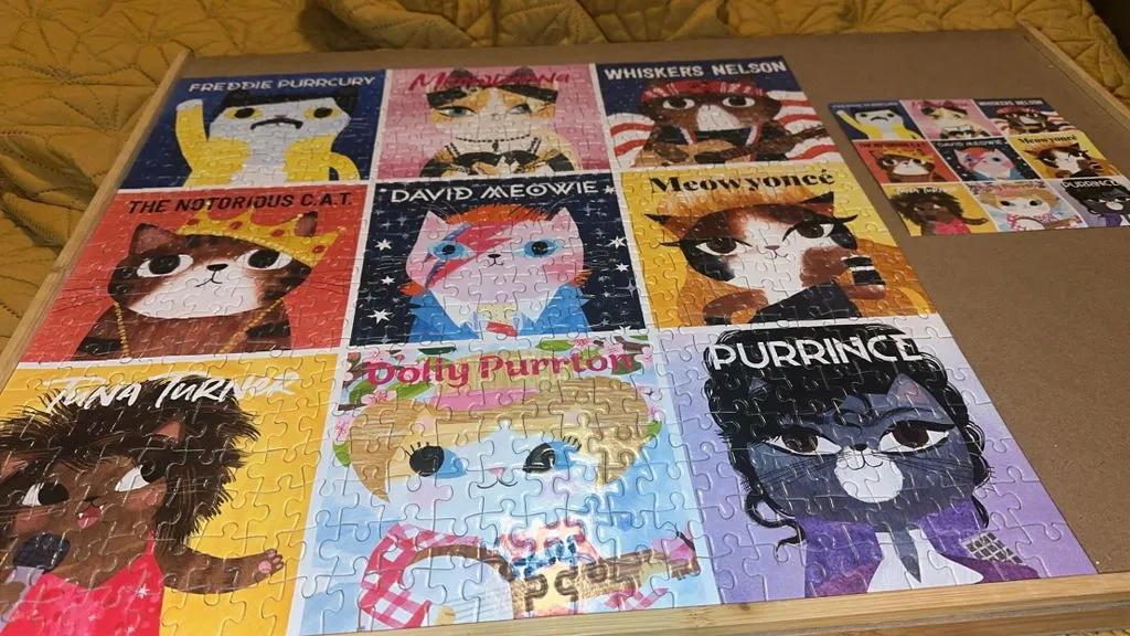 Mudpuppy Music Cats puzzle 500 piese pisici