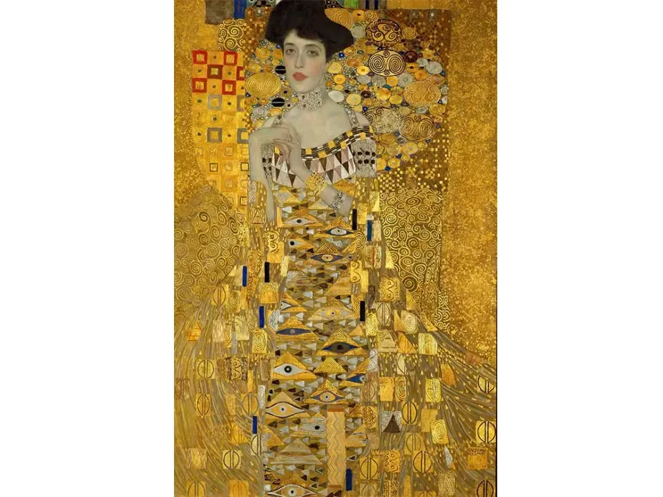 Mosaic Puzzles Portrait of Adele Bloch puzzle lemn 1000 piese arta