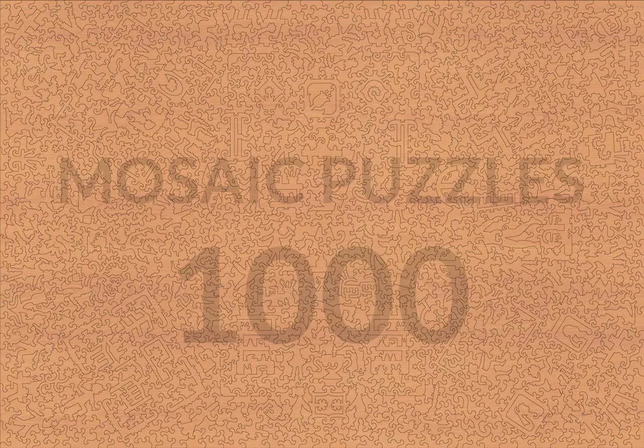 Mosaic Puzzles Sans Titre Freundlich puzzle lemn 500 piese cubism