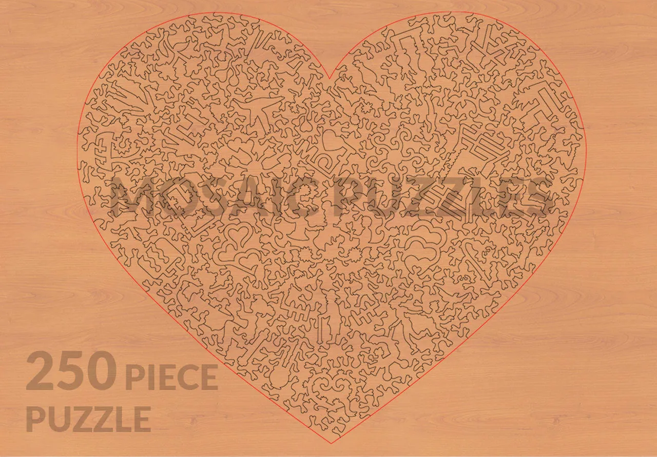Mosaic Puzzles Bouquet Roses puzzle lemn 500 piese flori
