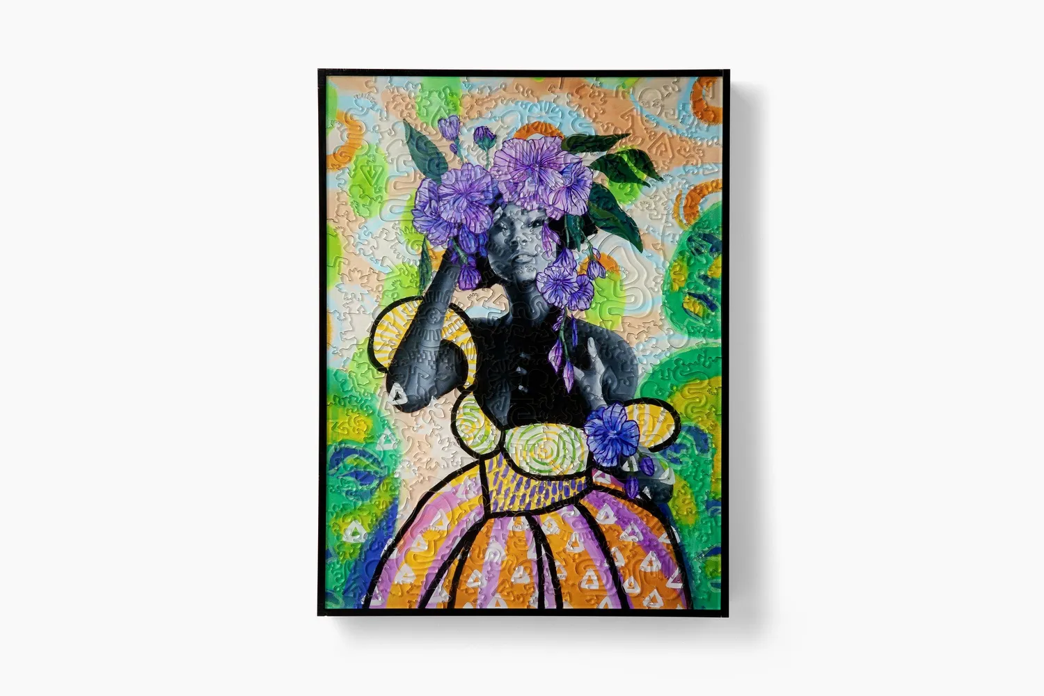 Eklektik Pieces Flora puzzle 275 piese floral verde