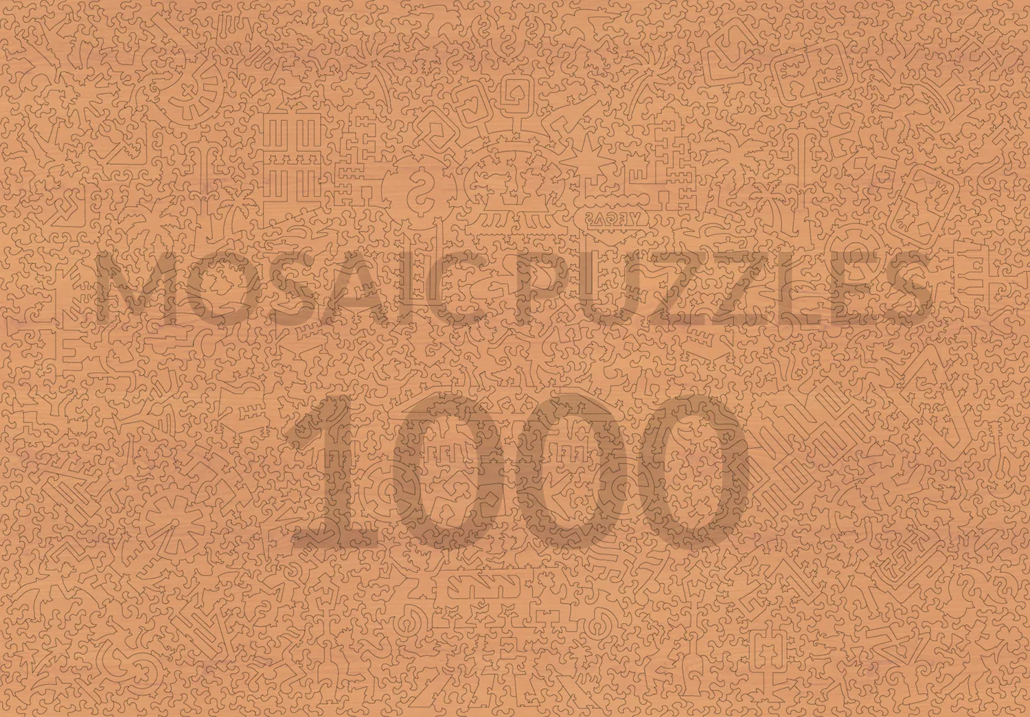Mosaic Puzzles Lucky Streak puzzle lemn 100 piese casino