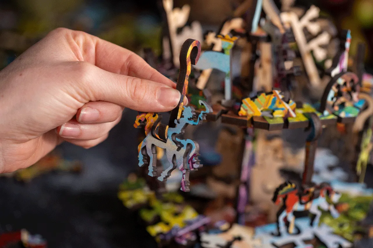 Mosaic Puzzles Carousel Trocadero Paris puzzle 3D 1000 piese