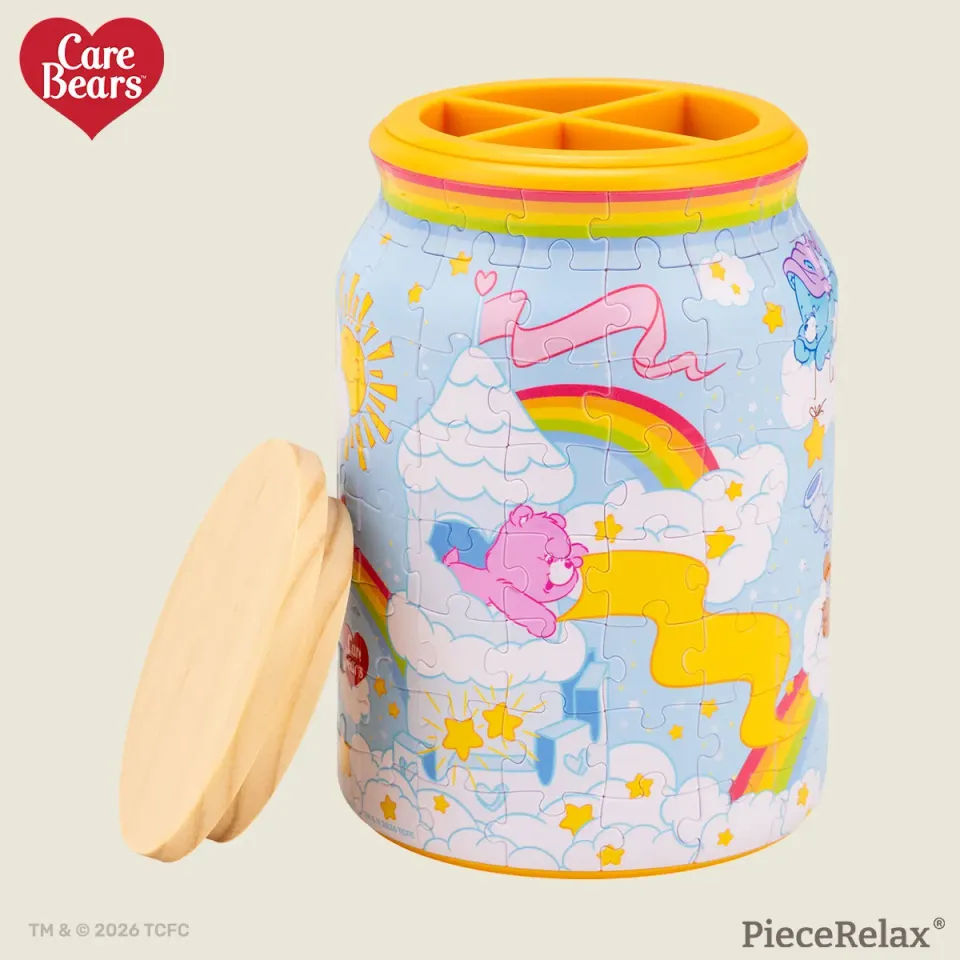 PieceRelax Bearadise BA1018 borcan puzzle Care Bears