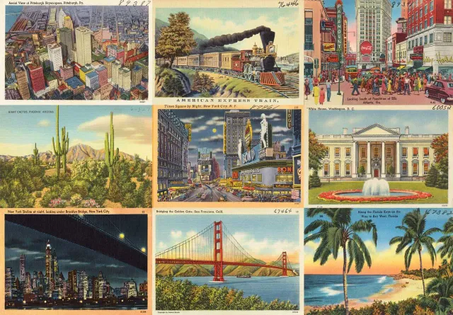 Mosaic Puzzles American Souvenirs puzzle lemn 100 piese colaj