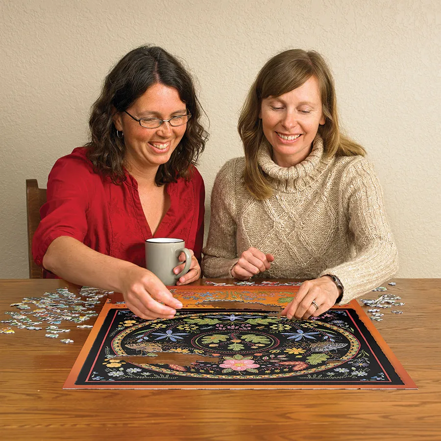 Cobble Hill Lii Shenn puzzle 1000 piese floral