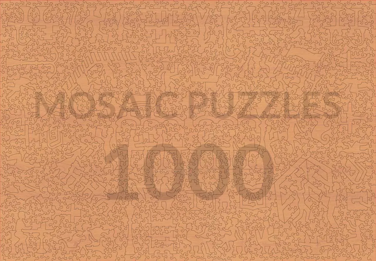 Mosaic Puzzles Books Coffee Shop puzzle lemn 1000 piese cozy