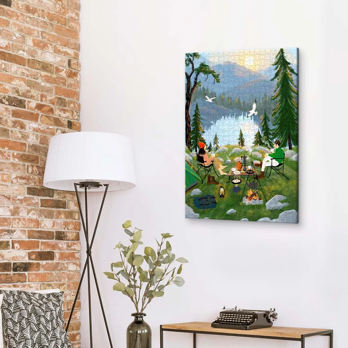 PieceRelax Morning Light HN1458 puzzle canvas camping