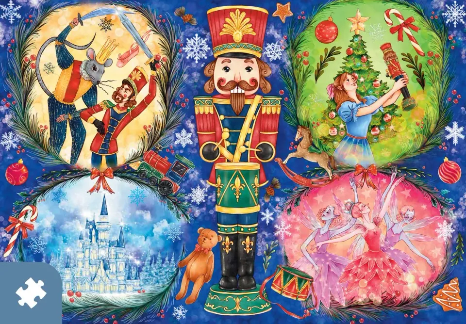 Mosaic Puzzles Traditions Spargatorul de nuci puzzle 1000 piese