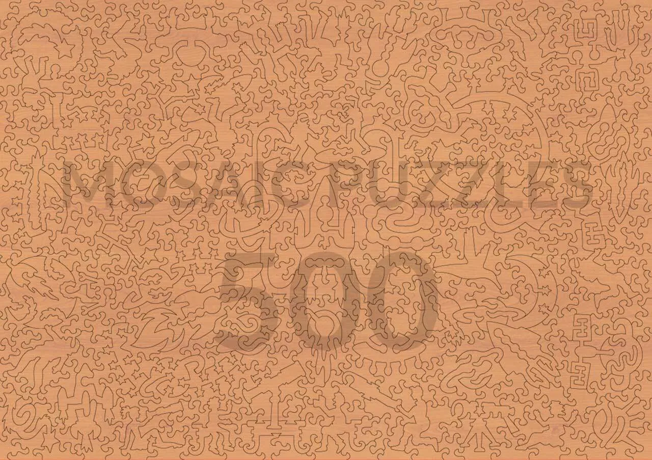 Mosaic Puzzles Cosmic Tarantula puzzle lemn 1000 piese spatiu
