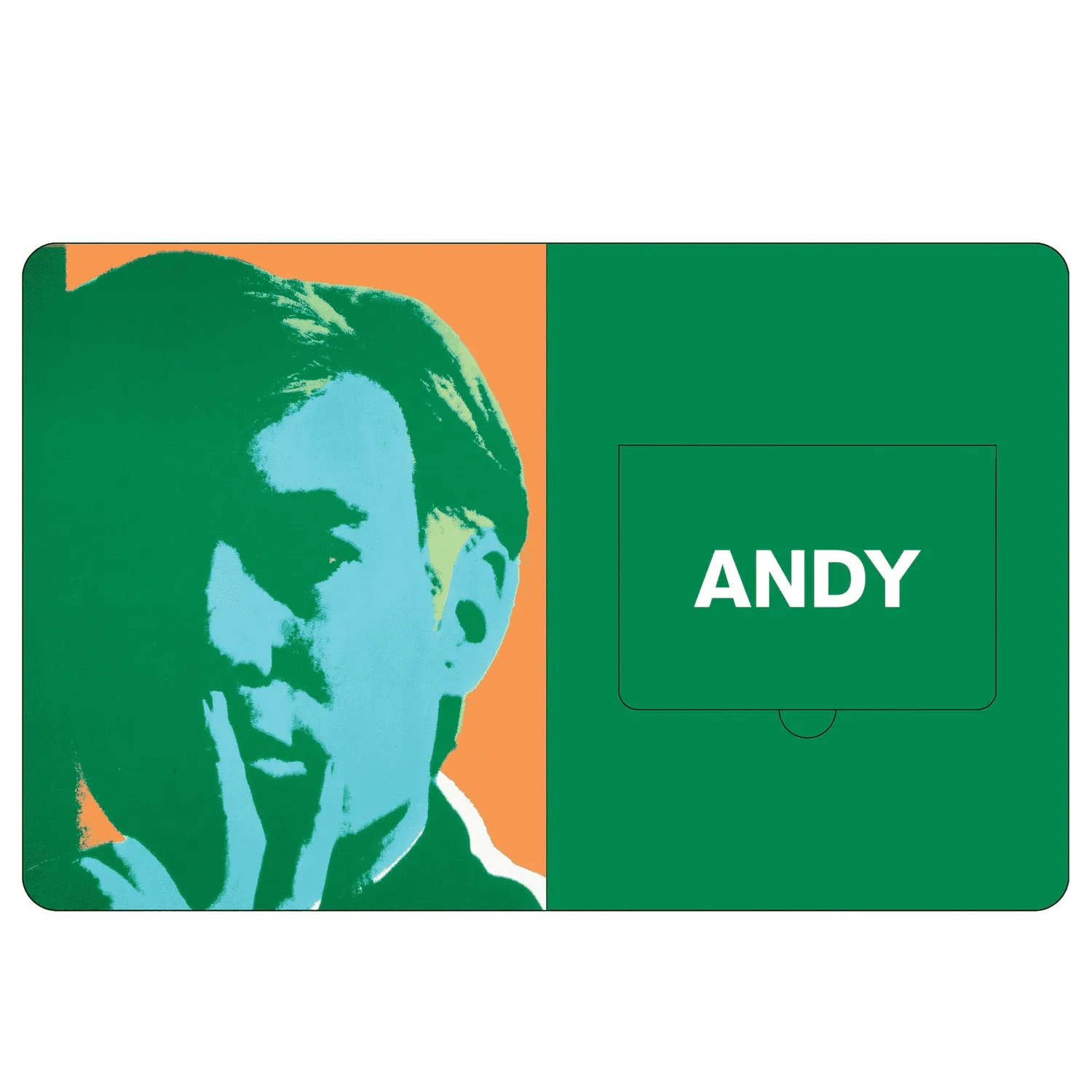 Mudpuppy Andy Warhol Andyland carte cartonata pop-art 32 pag