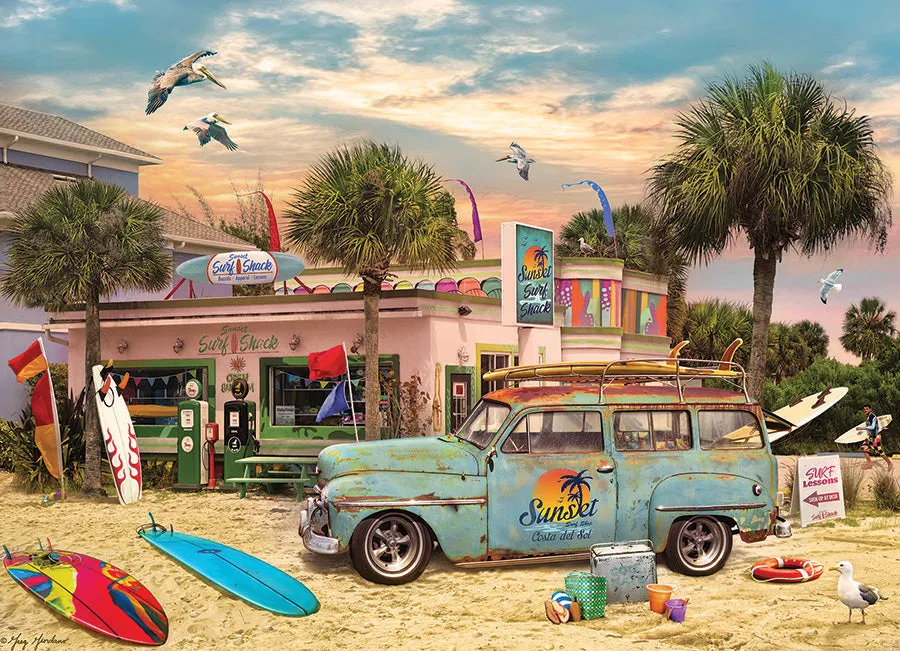 Cobble Hill Surf Shack puzzle 1000 piese plaja