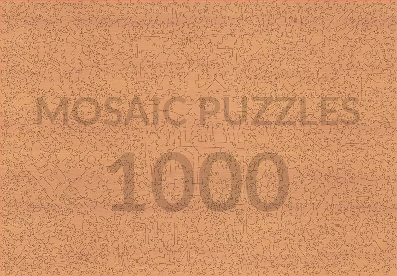 Mosaic Puzzles Roulette Table Monte Carlo Munch puzzle lemn 500 piese
