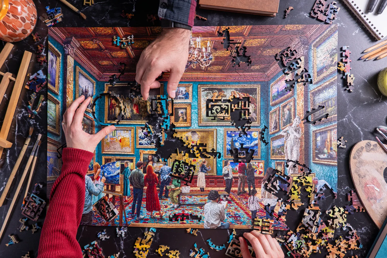 Mosaic Puzzles Gallery of the Greats puzzle 3D 1000 piese