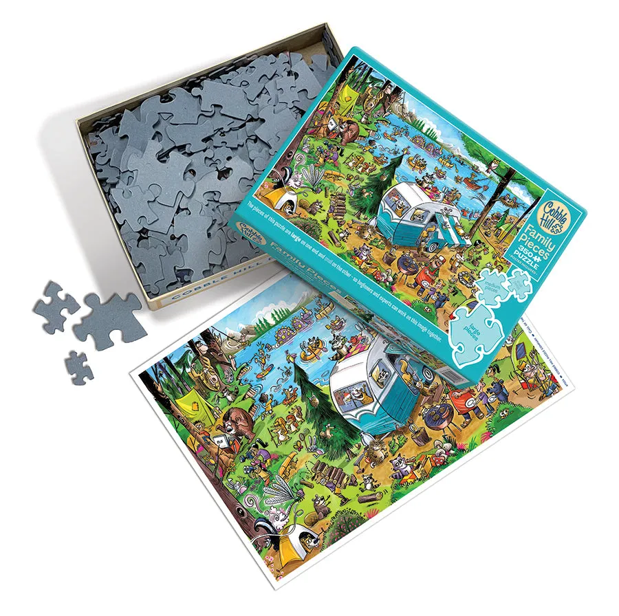 Cobble Hill Family Pieces Call of the Wild puzzle 350 piese