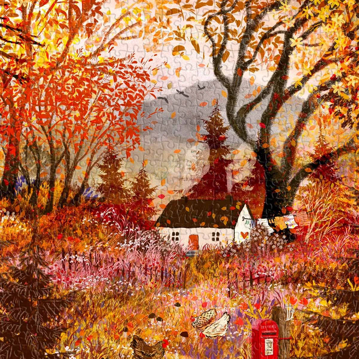 PieceRelax Autumn Letters U1335 puzzle 1000 piese