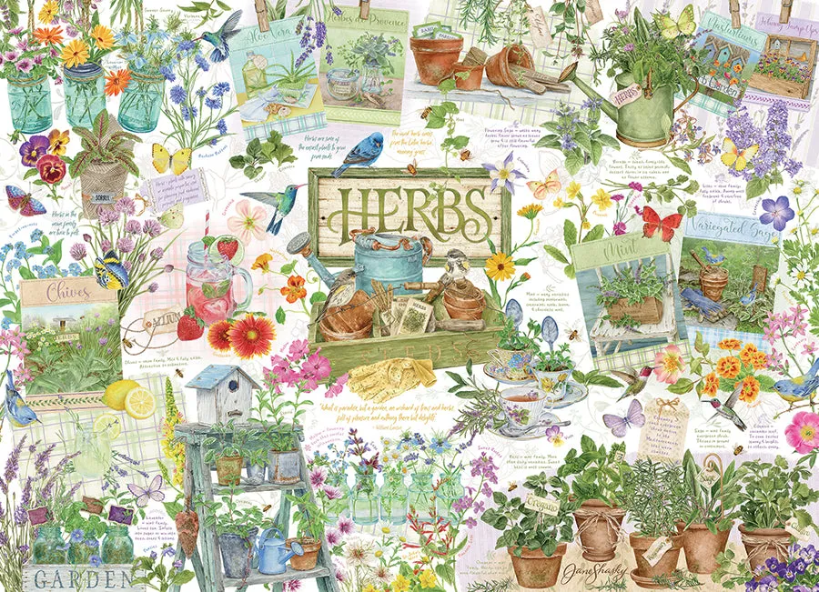 Cobble Hill Herb Garden puzzle 1000 piese gradina