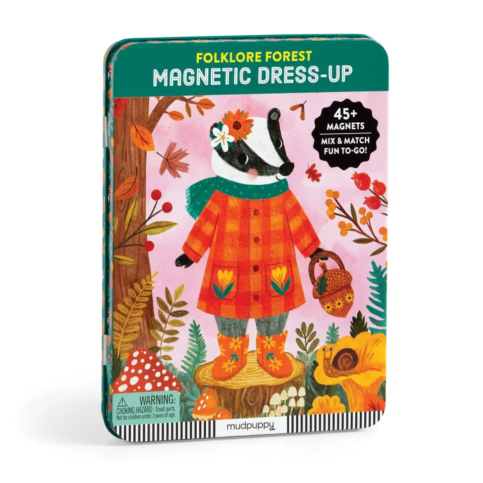Mudpuppy Folklore Forest joc magnetic 45 magneți