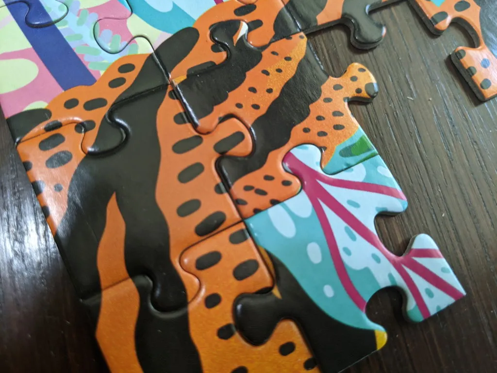 Mudpuppy Endangered Species Siberian Tiger puzzle 300 piese reciclat