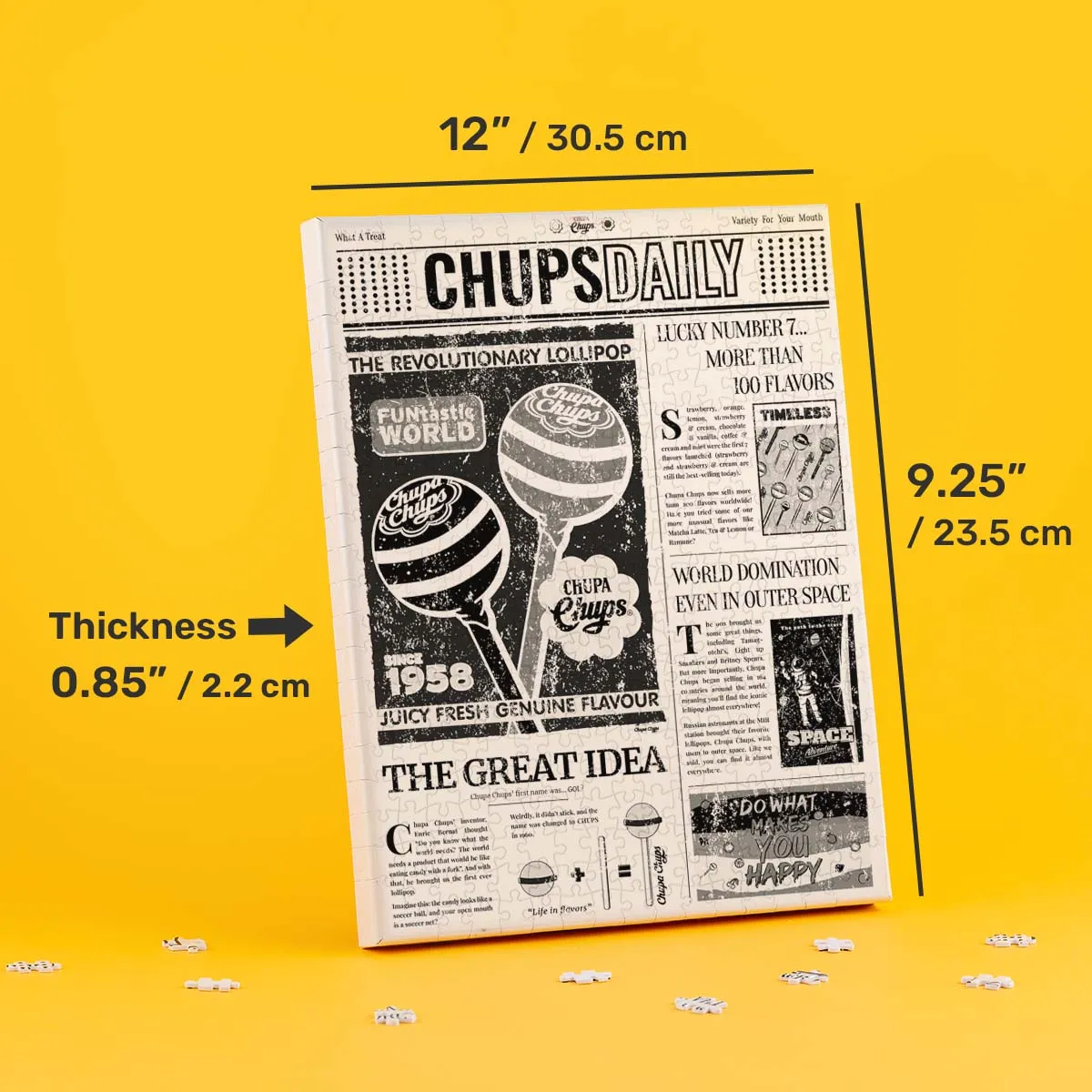PieceRelax Chups Daily HN1436 puzzle canvas alb-negru