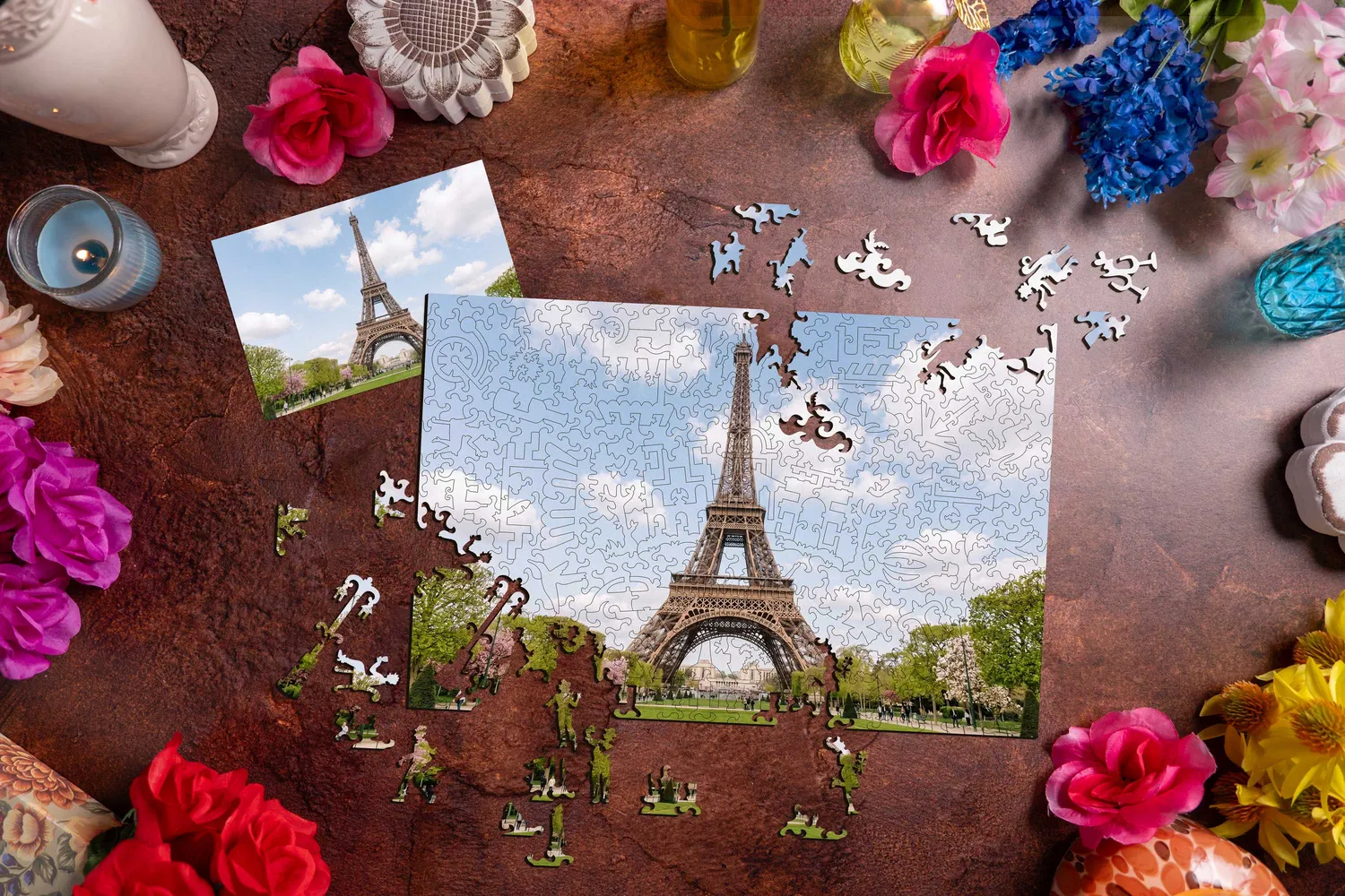 Mosaic Puzzles Custom Puzzle puzzle lemn 500 piese personalizat