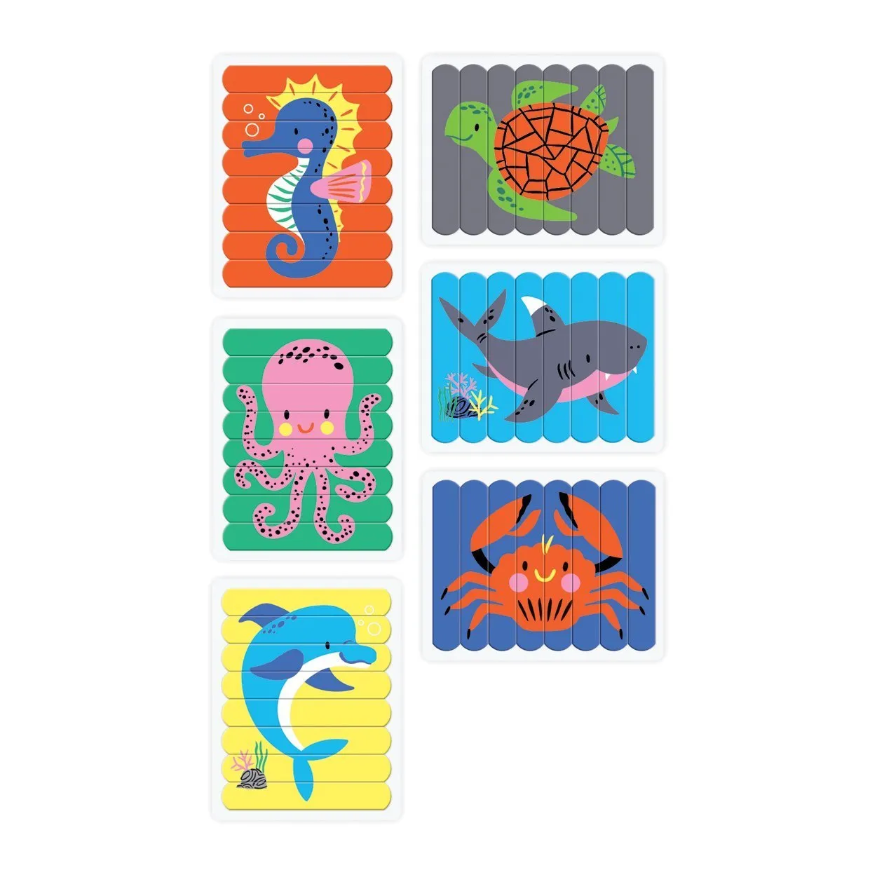 Mudpuppy Under the Sea Puzzle Sticks puzzle 24 bețe