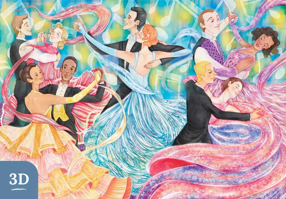 Mosaic Puzzles Twirling Dancers puzzle 3D 250 piese balerina