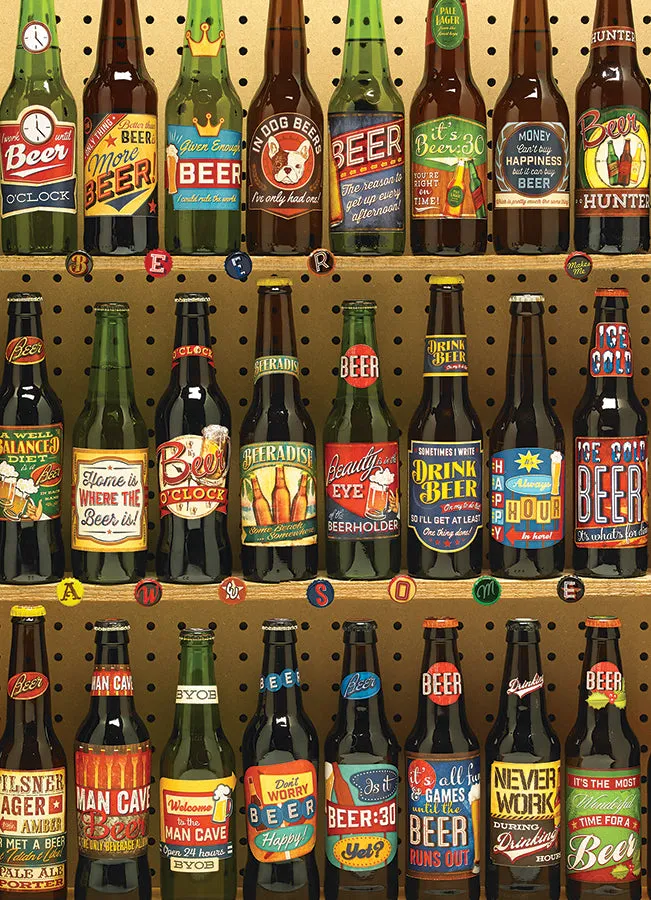 Cobble Hill Beer Collection puzzle 1000 piese bere