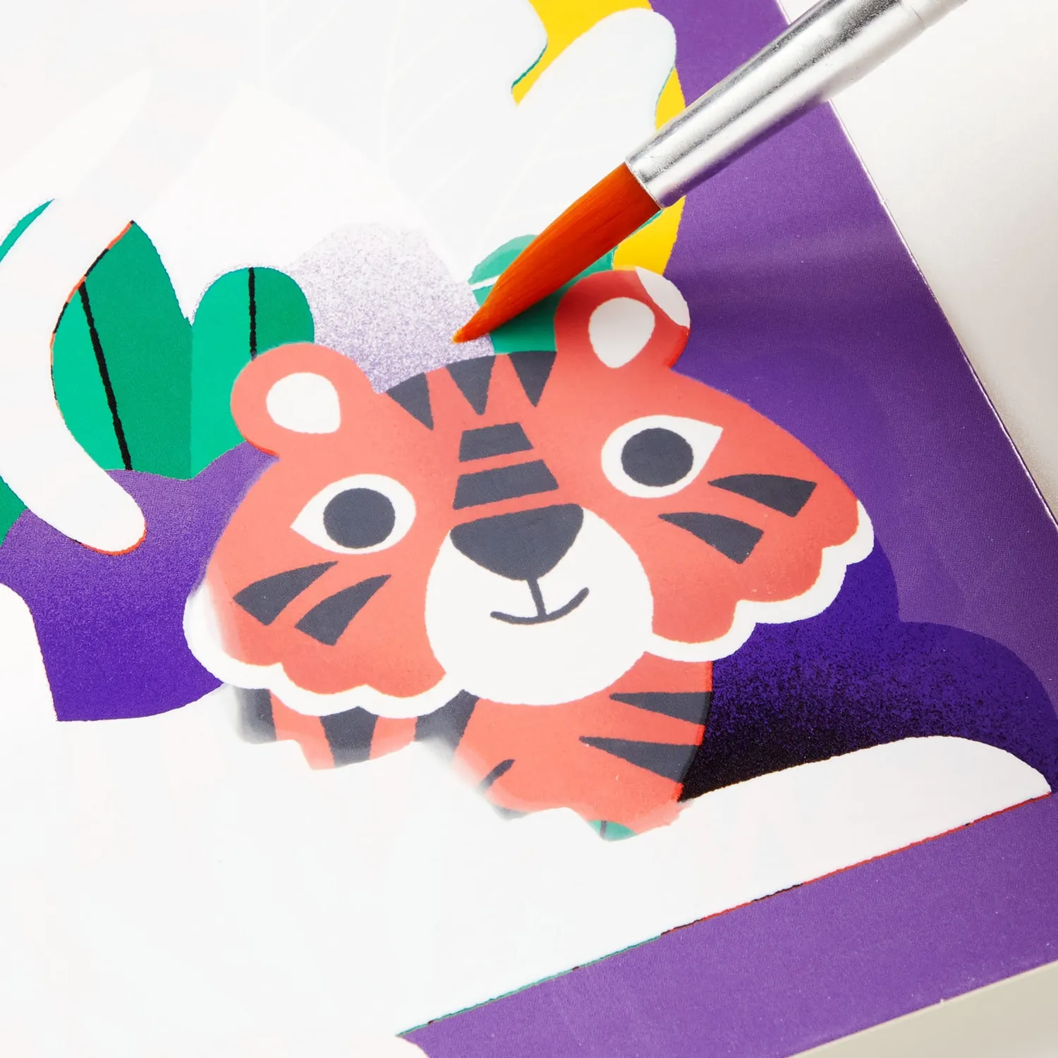Mudpuppy Rainforest Friends kit acuarela water-reveal