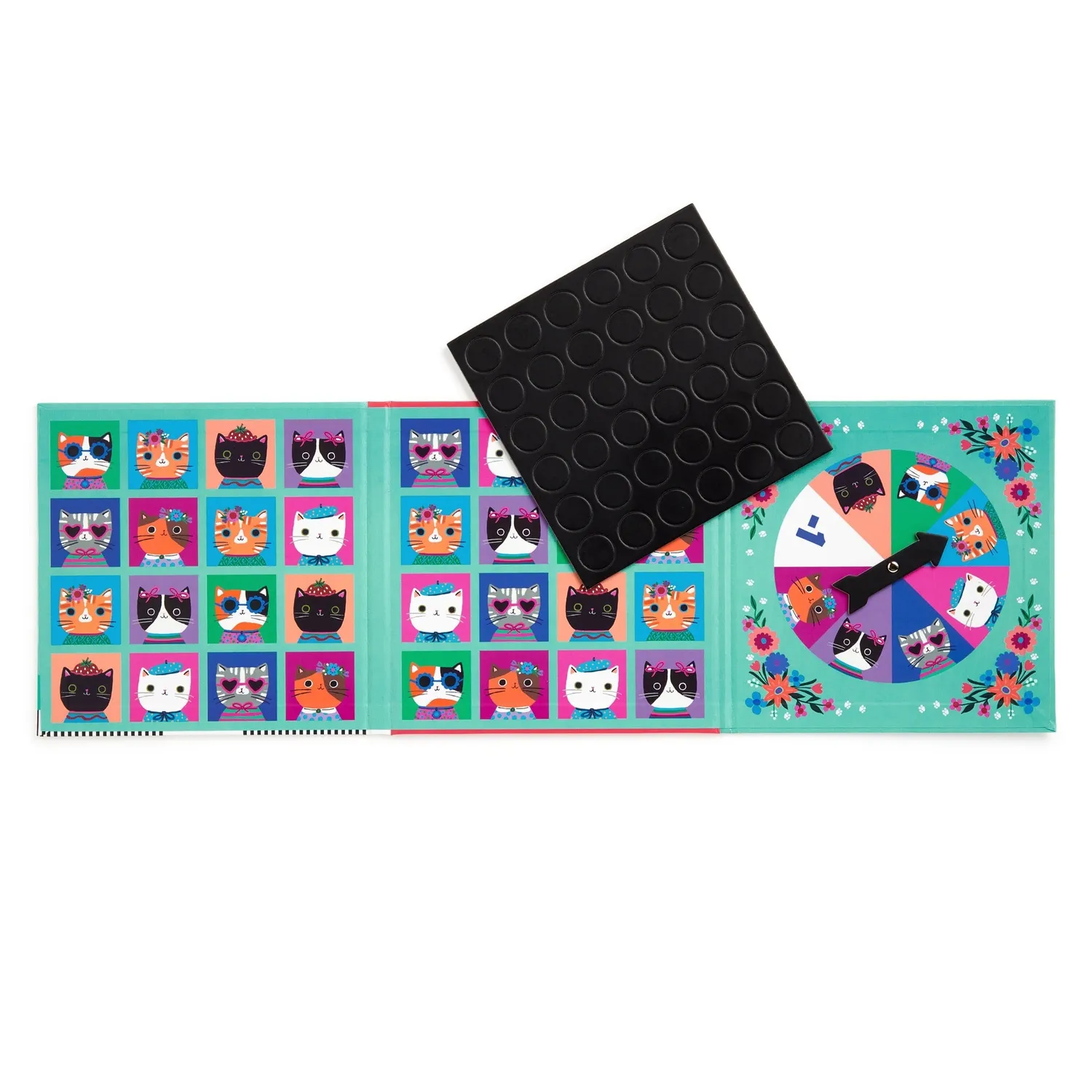 Mudpuppy Meow Bingo joc magnetic de calatorie 2 jucatori