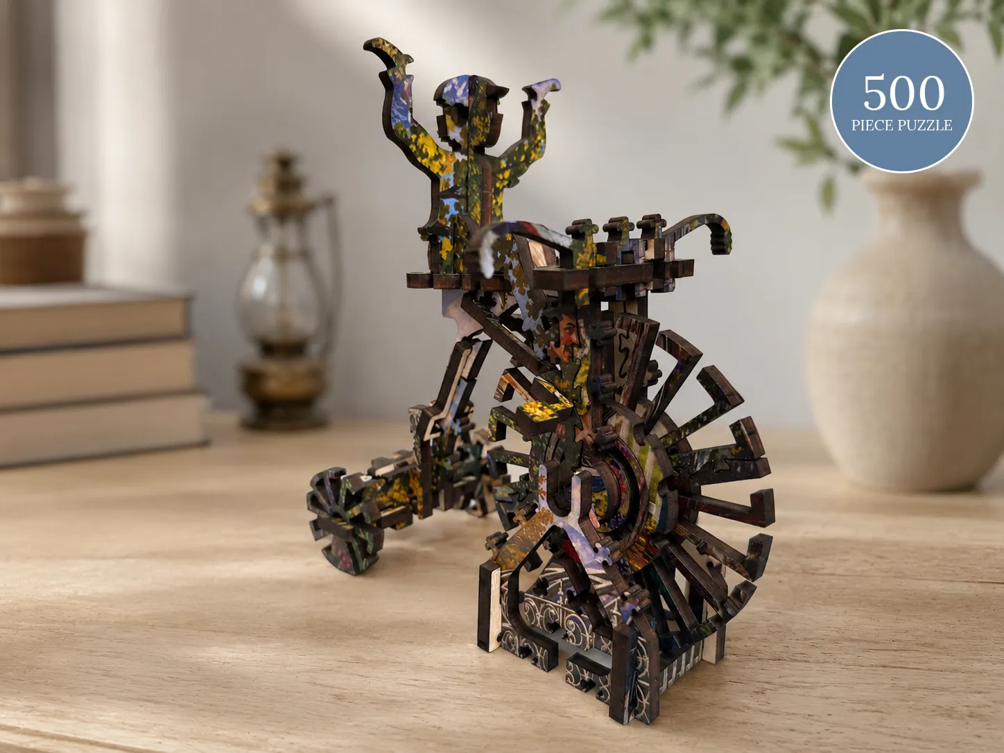 Mosaic Puzzles Grand High Wheel Race puzzle 3D lemn 500 piese