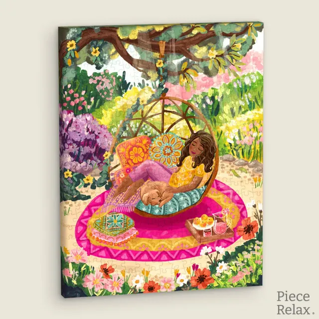 PieceRelax Resting Scene HN1370 puzzle canvas grădină