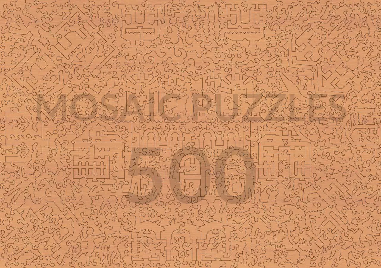Mosaic Puzzles Bend in the Road puzzle 500 piese Cezanne
