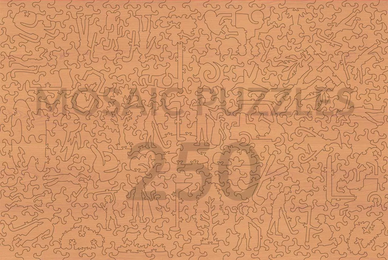 Mosaic Puzzles The Final Hole puzzle lemn 1000 piese golf