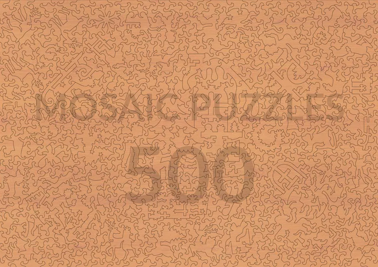 Mosaic Puzzles Window Stories of Christmas puzzle 500 piese Crăciun